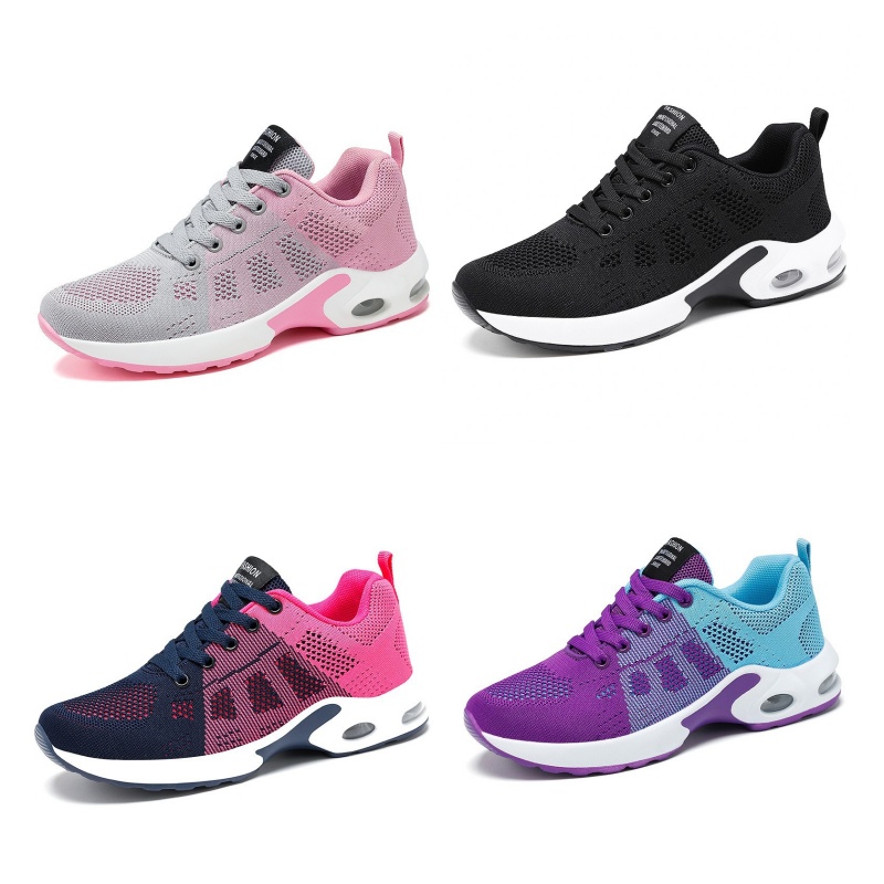Running Cap Lightweight - รองเท้าตาข่ายผ้าลำลองสำหรับผู้หญิงรองเท้าผ้าใบผูกเชือกยืดหยุ่นระบายอากาศได้พื้นนุ่มกันลื่น