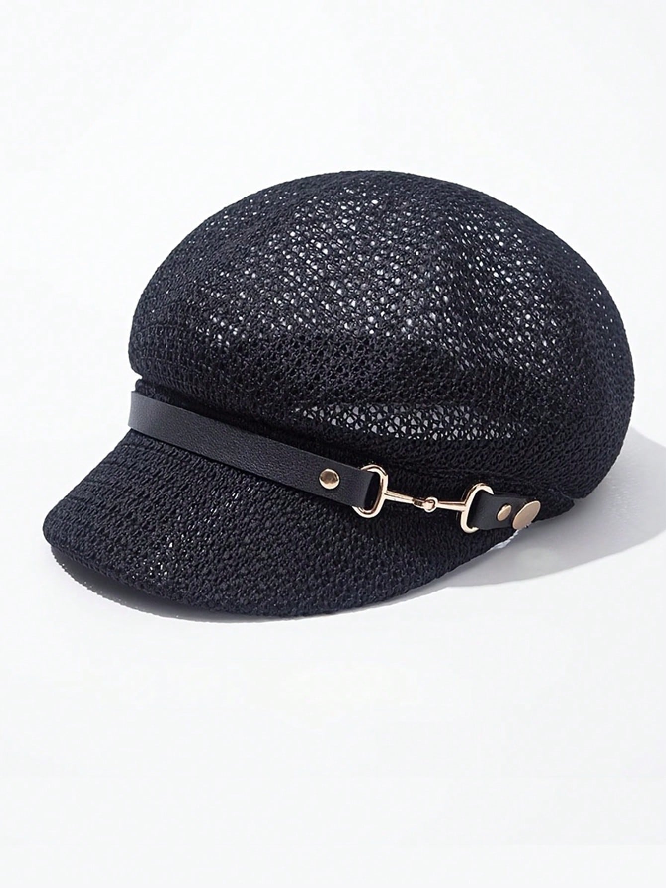 Visor Sun Hat - หมวกเบเร่ต์ทรงแปดเหลี่ยมแบบโปร่งระบายอากาศสำหรับผู้หญิง, หมวกปีกกว้างกันแดดสำหรับฤดูใบไม้ผลิและฤดูร้อน, เหมาะสำหรับการสวมใส่ในชีวิตประจำวันแบบสบายๆ