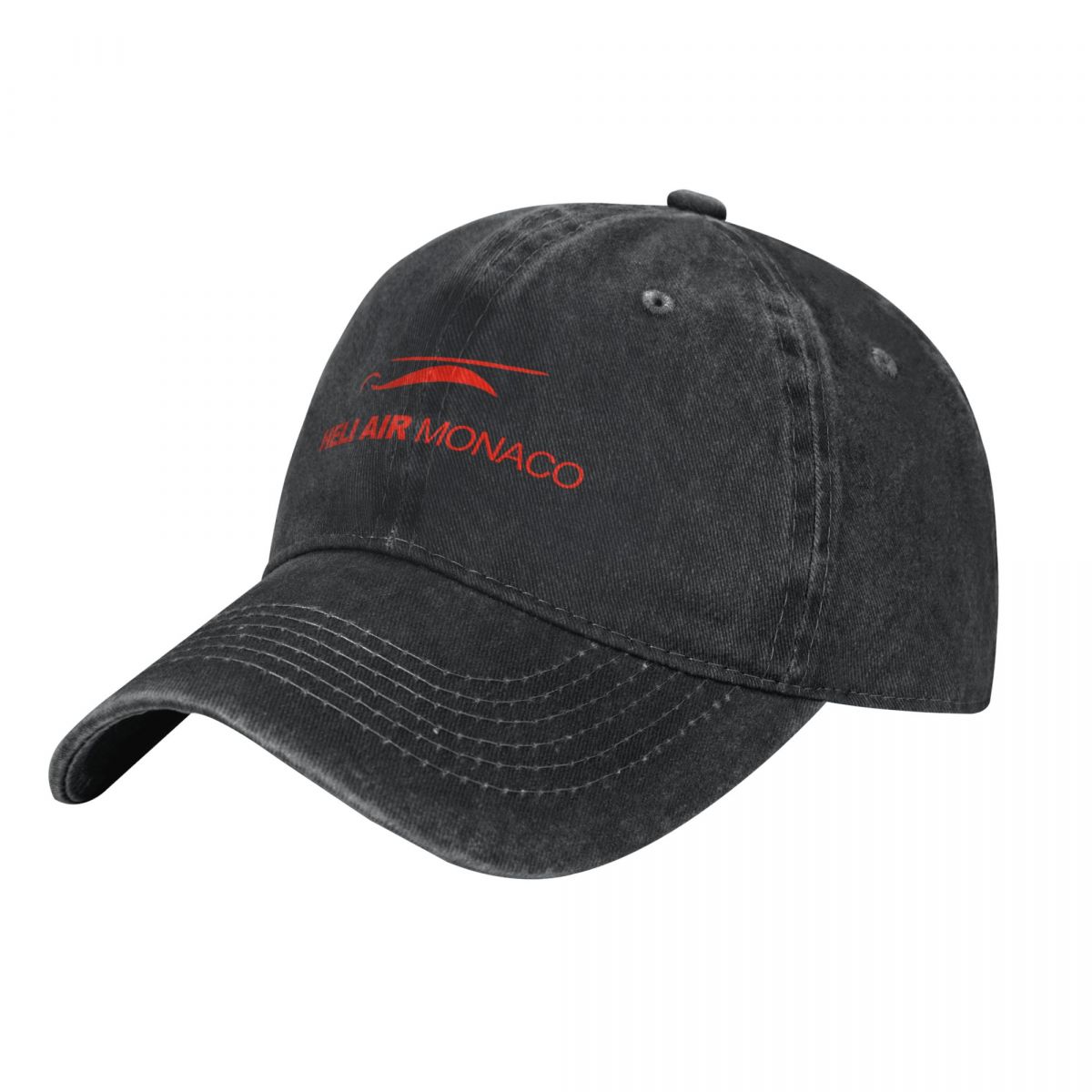 Baseball Cap Structured - HELI AIR MONACO หมวกเบสบอล หมวกหรูหรา หมวกดาร์บี้