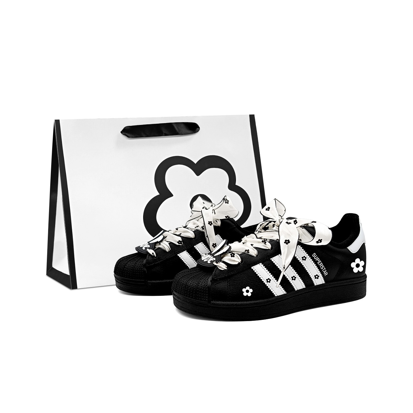 Adidas Shoes Superstar - รองเท้าสเก็ตบอร์ด Adidas Originals Superstar 2 รุ่น
