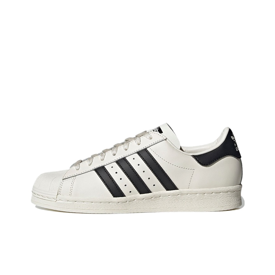 Adidas Shoes Superstar - Adidas Originals Superstar 82 รองเท้าสเก็ตบอร์ดหนังแท้ ทนต่อการสึกหรอ