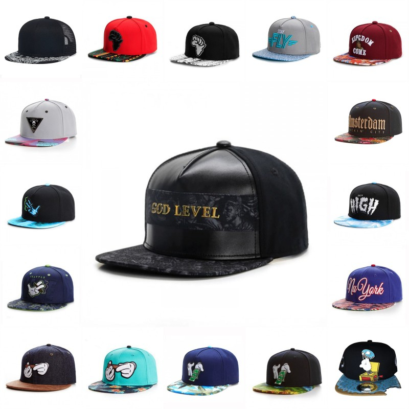Baseball Cap Structured - หมวกแก๊ปหนังแบรนด์แฟชั่น หมวกเบสบอลปักตัวอักษร หมวกฮิปฮอป หมวก unisex ระบายอากาศ