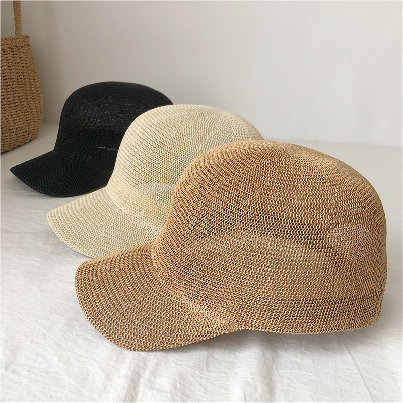 Running Cap Lightweight - หมวกเบสบอลผ้าลินินถักแบบใหม่ปี 2026 รุ่นสปริง/ซัมเมอร์ หมวกเบสบอลแบบโปร่ง ปรับได้ ใช้งานได้หลากหลาย