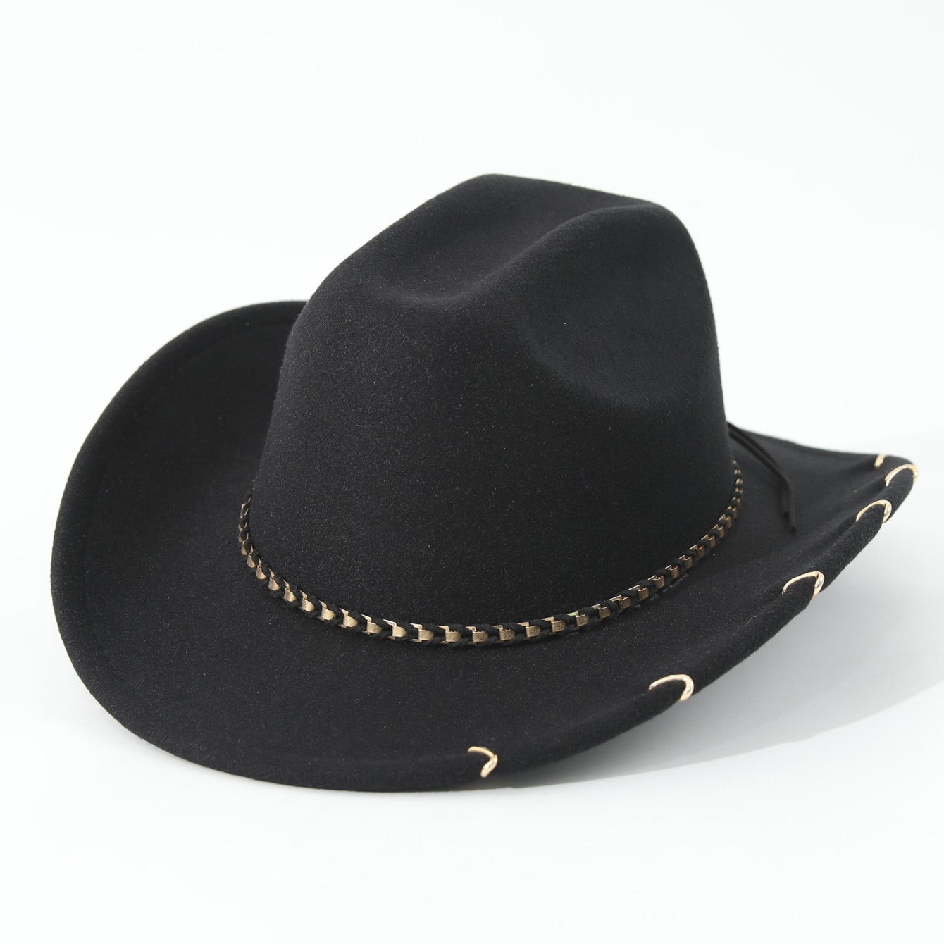 หมวกคาวบอยผ้าสักหลาดประดับหมุด - Cowboy Hat Straw บทวิจารณ์และราคา