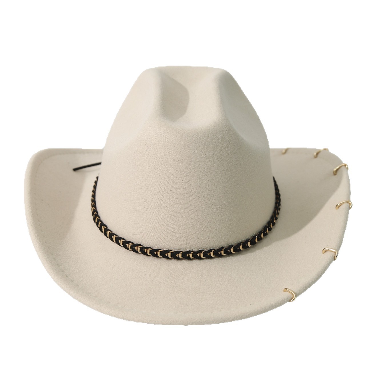 หมวกคาวบอยผ้าสักหลาดประดับหมุด - Cowboy Hat Straw บทวิจารณ์และราคา
