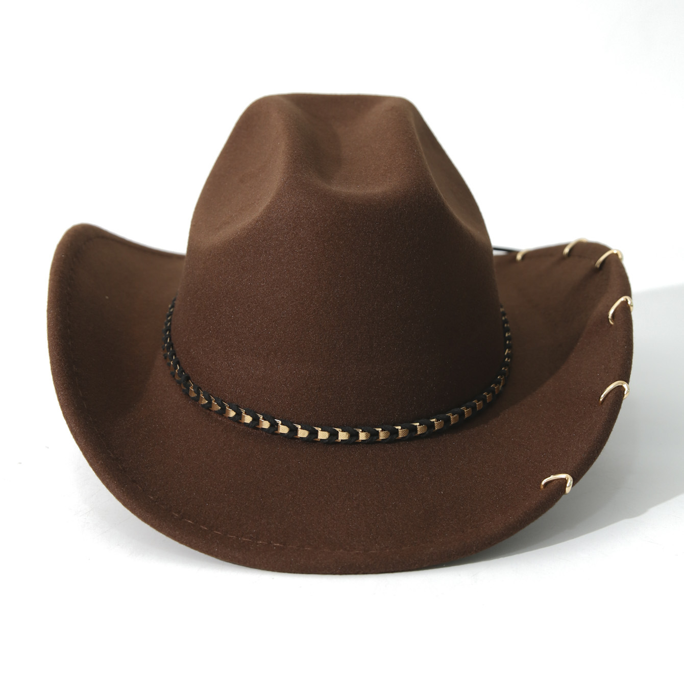 หมวกคาวบอยผ้าสักหลาดประดับหมุด - Cowboy Hat Straw บทวิจารณ์และราคา