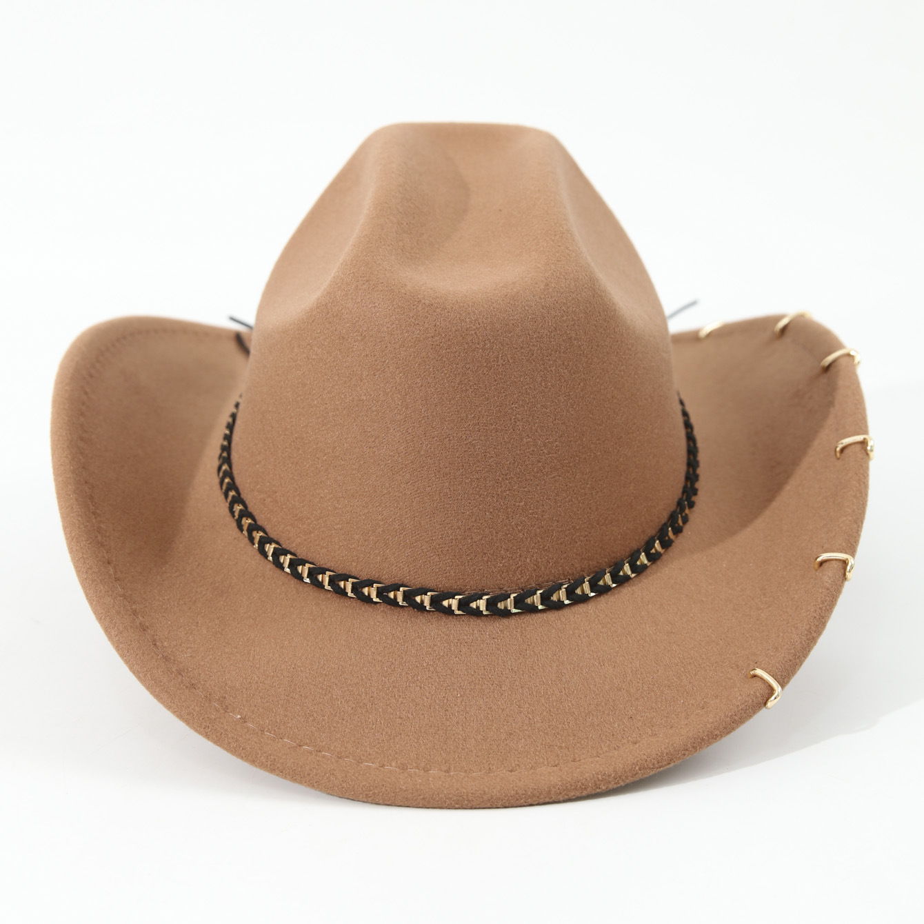 หมวกคาวบอยผ้าสักหลาดประดับหมุด - Cowboy Hat Straw บทวิจารณ์และราคา