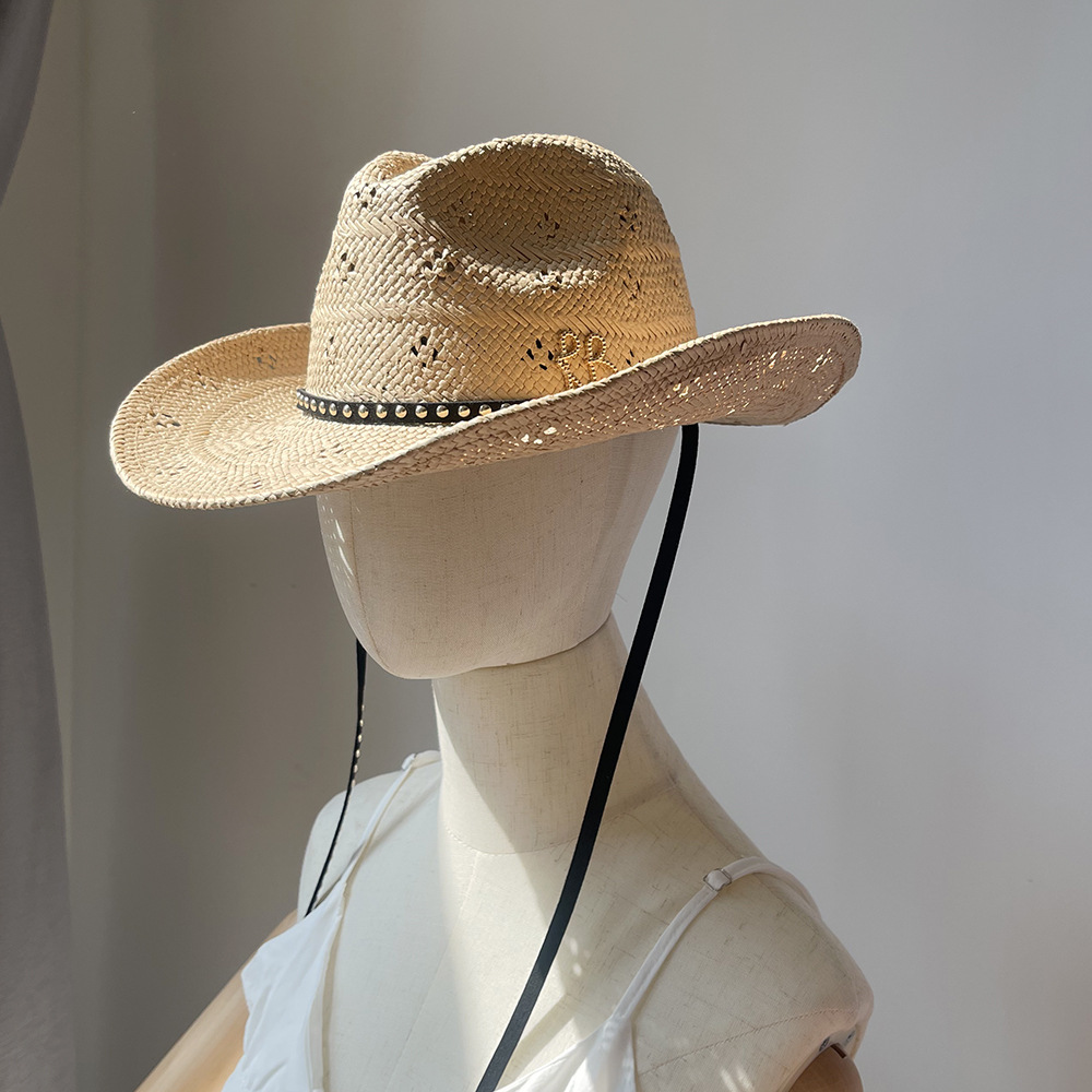 หมวกคาวบอยปีกกว้างแบบใหม่ ดีไซ - Cowboy Hat Straw บทวิจารณ์และราคา