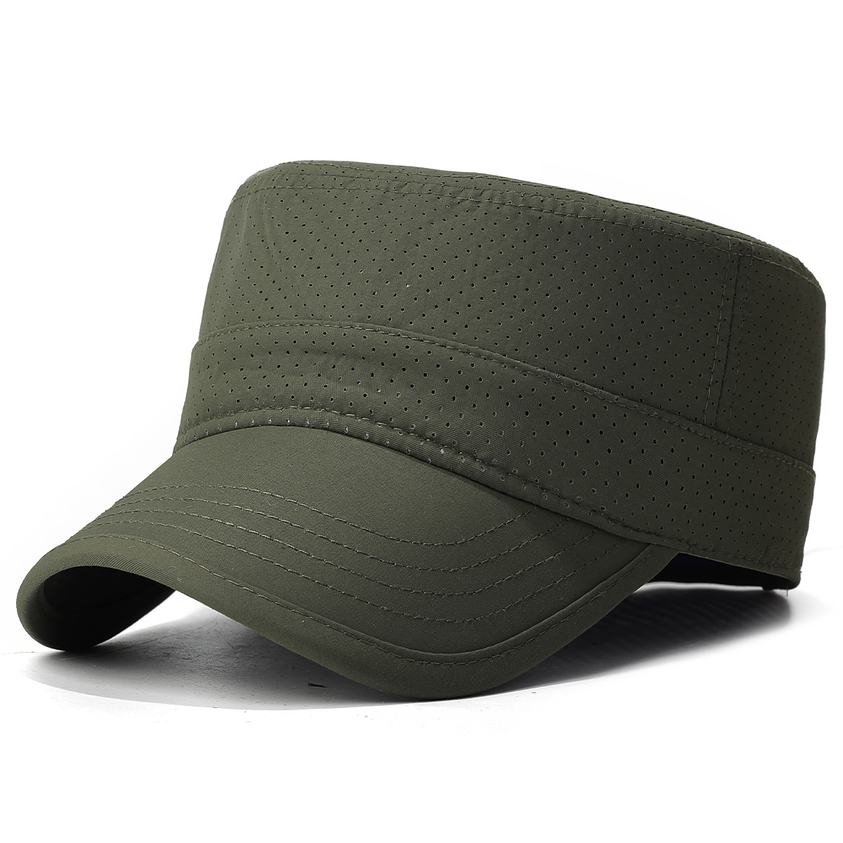 หมวกทหารตาข่ายระบายอากาศบางเฉี - Snapback Hat Flat บทวิจารณ์และราคา