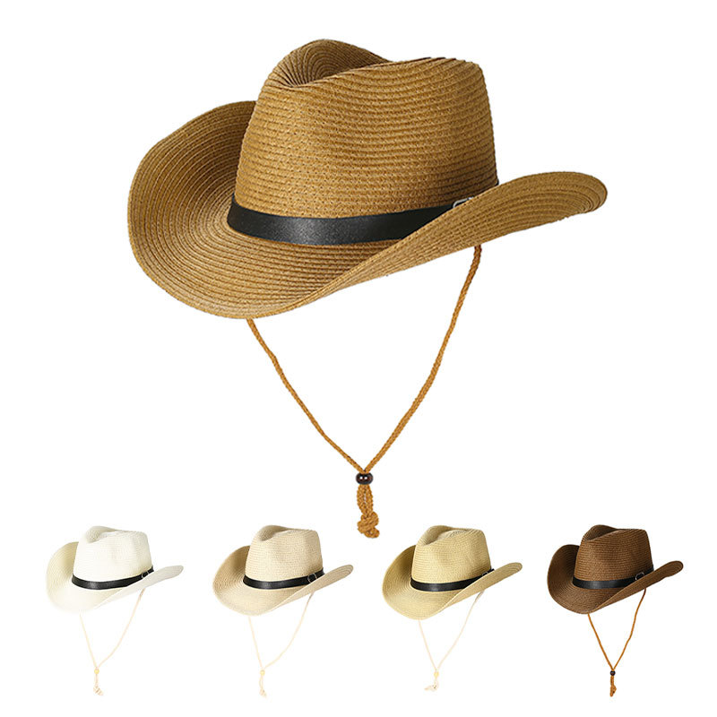 ขายร้อนฤดูใบไม้ผลิ Western คาว - Cowboy Hat Straw บทวิจารณ์และราคา