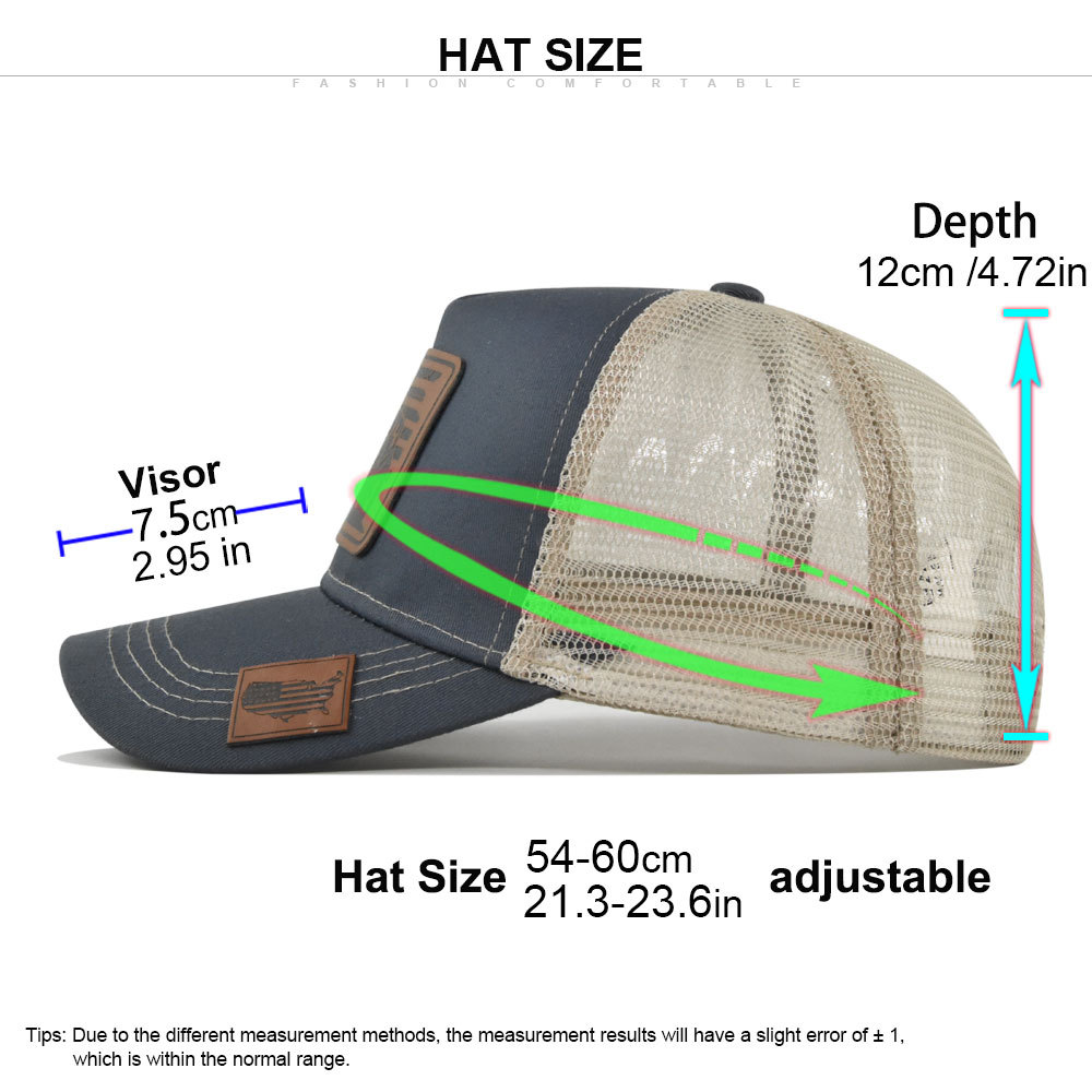 หมวกเบสบอลแฟชั่นใหม่สำหรับทุกเ - Trucker Cap Mesh บทวิจารณ์และราคา