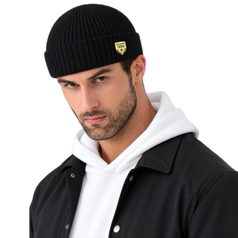 หมวกบีนนี่ฤดูหนาวสำหรับผู้ชายแ - Beanie Cuffed Knit บทวิจารณ์และราคา