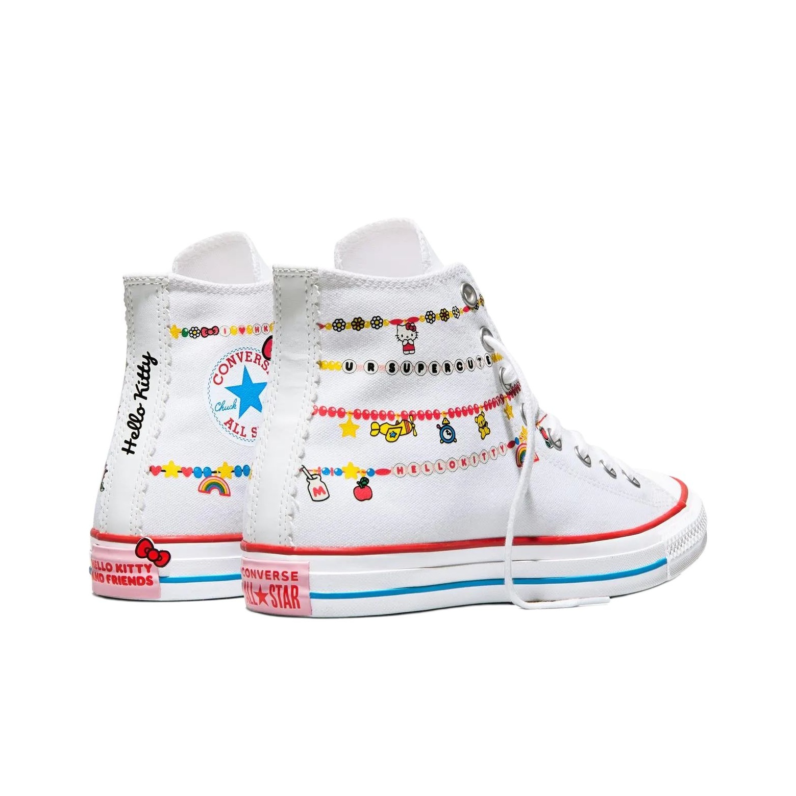 คอนเวิร์ส x เฮลโลคิตตี้ แอนด์  - Converse Shoes Chuck Taylor All Star บทวิจารณ์และราคา